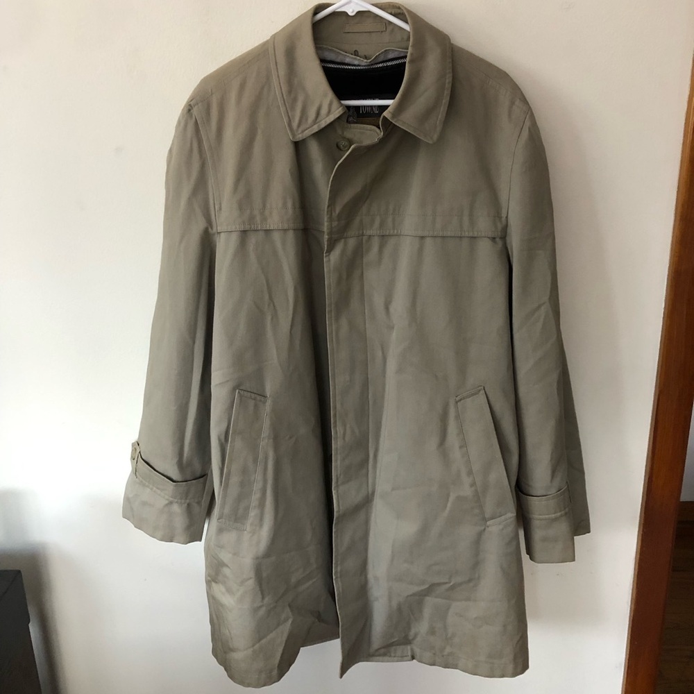 Vintage London Fog Fur Lined Raincoat - Picture 1 of 5